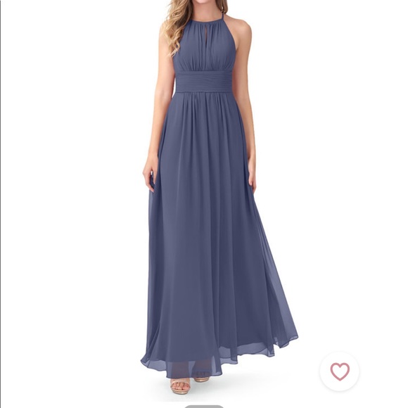 Bridesmaids dress in stormy blue - Picture 7 of 8